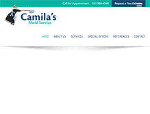 Tablet Screenshot of camilascleaningservices.com